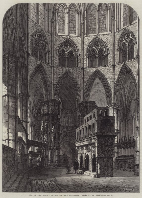 Hitvalló Edward kápolna és szentélye, Westminster Abbey alkotó: Samuel Read