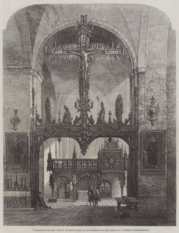 A dóm belseje, Lübeck alkotó: Samuel Read