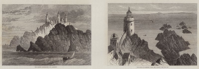 Alderney világítótornyai alkotó: Samuel Read
