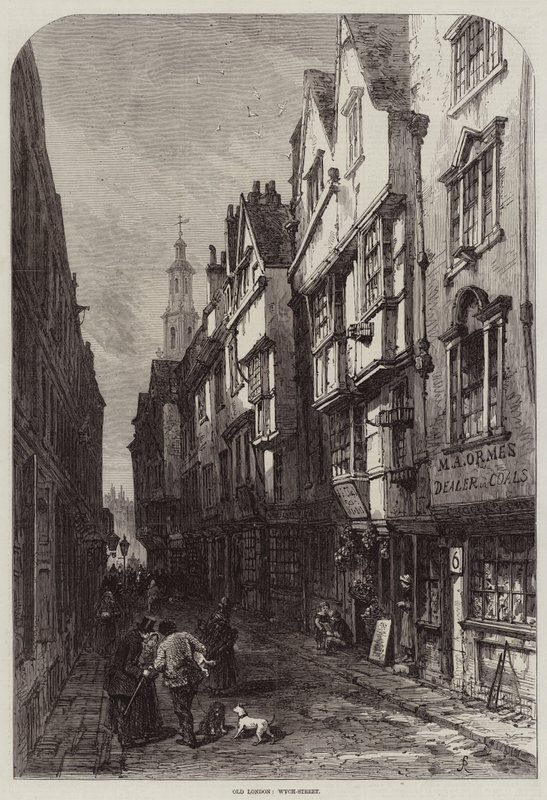 Régi London, Wych-Street alkotó: Samuel Read