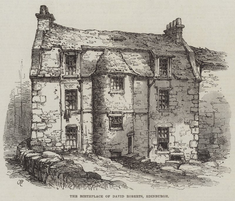 David Roberts szülőhelye, Edinburgh alkotó: Samuel Read
