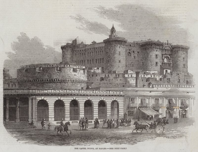 A Castel Nuovo, Nápolyban alkotó: Samuel Read