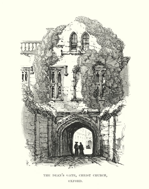 A Deans Gate, Christ Church, Oxford alkotó: Samuel Read