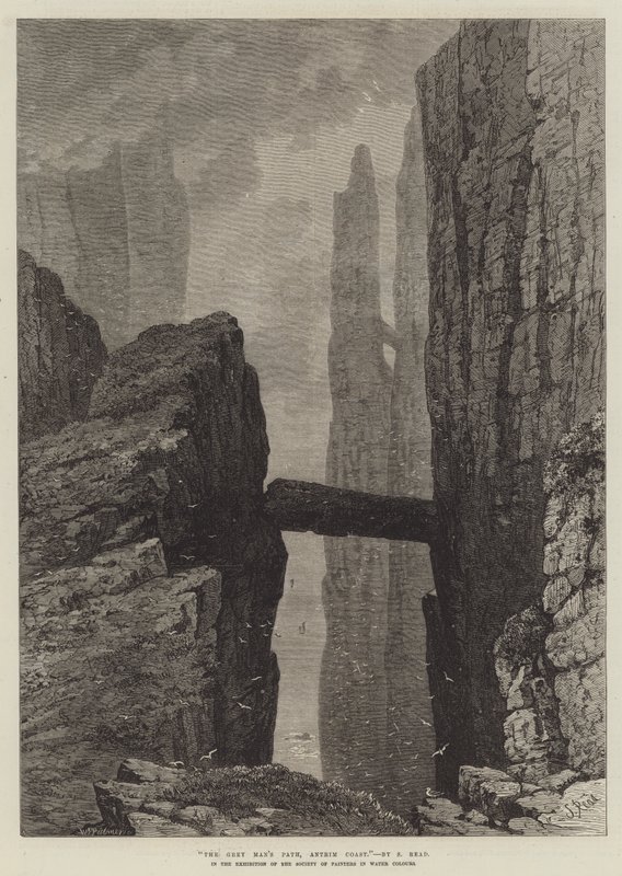 A szürke ember ösvénye, Antrim-part alkotó: Samuel Read
