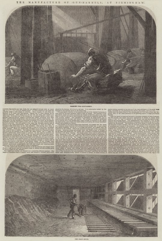 Fegyvercsövek gyártása, Birmingham alkotó: Samuel Read