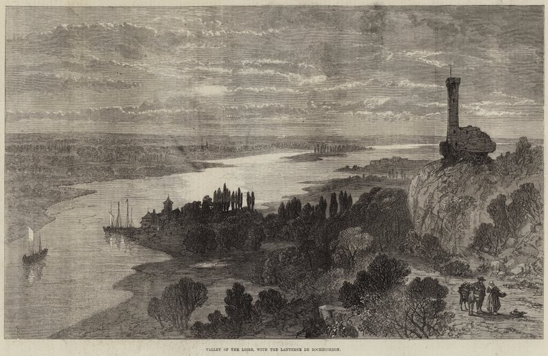 A Loire völgye, a Lanterne de Rochecorbonnal alkotó: Samuel Read