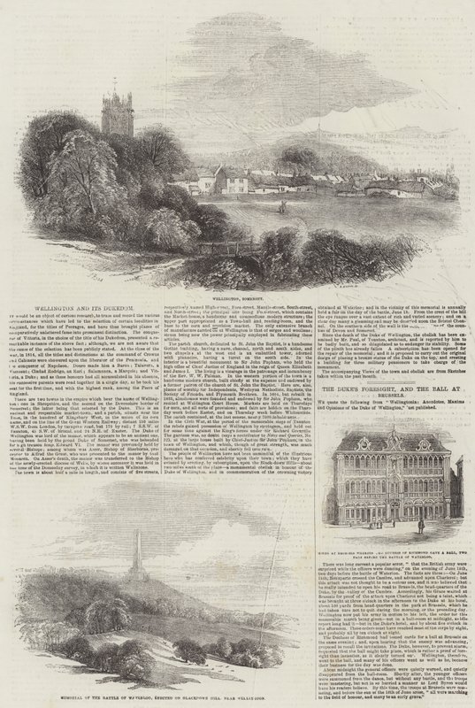 Wellington és hercegsége alkotó: Samuel Read