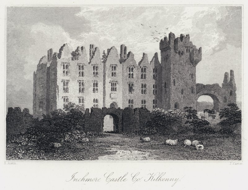 Inchmore kastély, Co Kilkenny (metszet) alkotó: Samuel (after) Austin