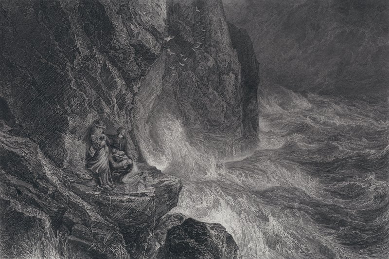 A vihar (metszet) alkotó: Samuel (after) Bough