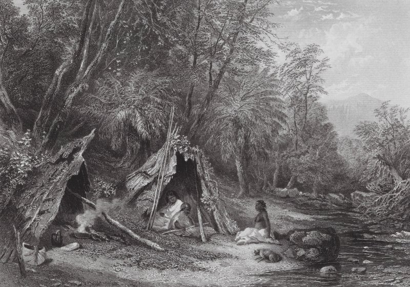 Ausztrália: (metszet) alkotó: Samuel (after) Prout