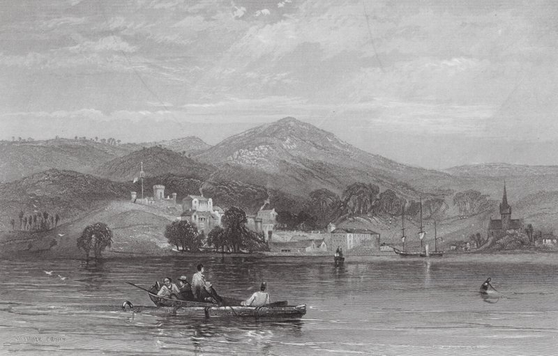 Ausztrália: Port Arthur, Tasmánia (metszet) alkotó: Samuel (after) Prout