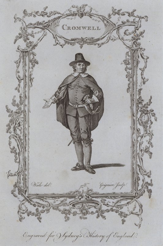 Cromwell (metszet) alkotó: Samuel (after) Wale