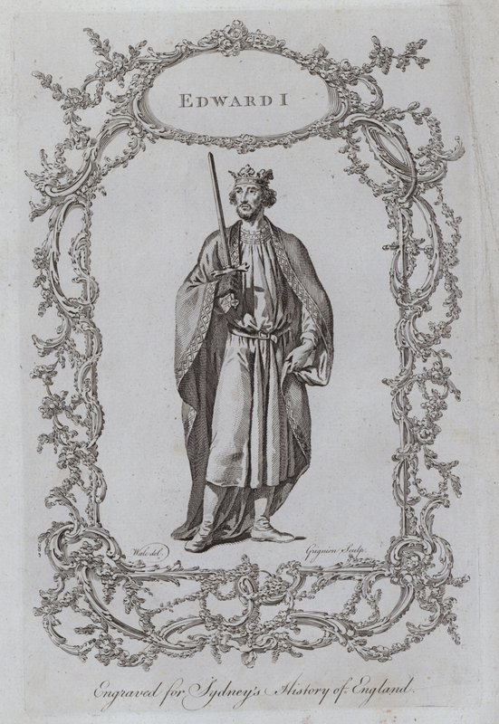 I. Edward (metszet) alkotó: Samuel (after) Wale