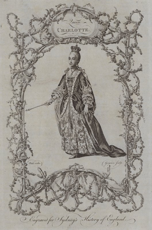 Charlotte királynő (metszet) alkotó: Samuel (after) Wale