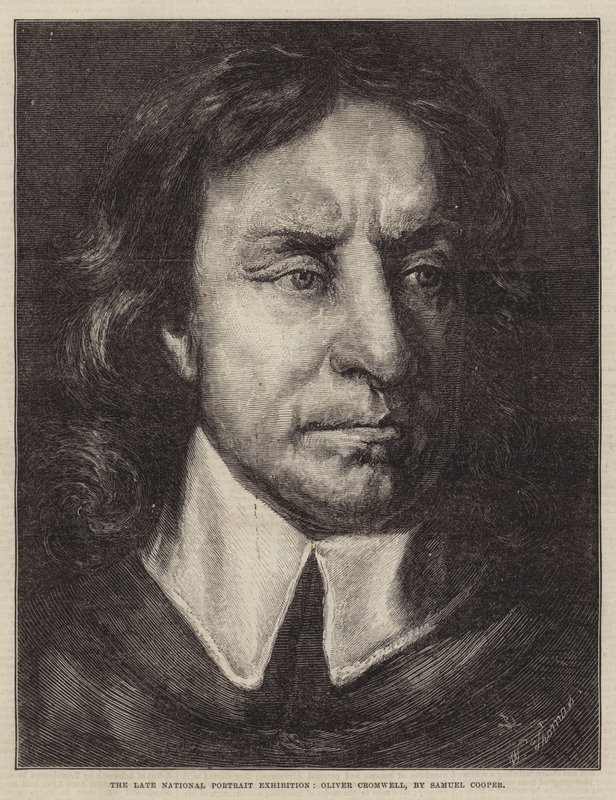 A késői nemzeti portrékiállítás, Oliver Cromwell alkotó: Samuel Cooper