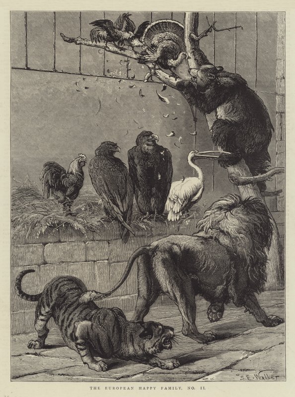 Az európai boldog család, No II alkotó: Samuel Edmund Waller