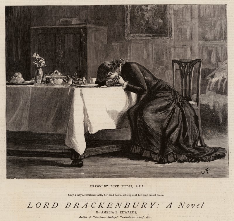 Lord Brackenbury, egy regény alkotó: Samuel Luke Fildes