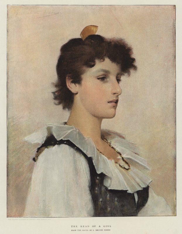 Egy lány feje alkotó: Samuel Melton Fisher