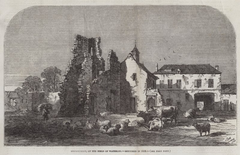 Hougoumont, a waterlooi mezőn alkotó: Samuel Read