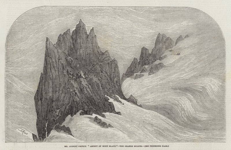 Albert Smith úr Mont Blanc felemelkedése, a nagy mulettek alkotó: Samuel Read