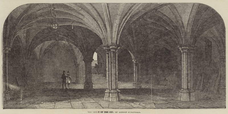 A City of London Guildhall kriptája alkotó: Samuel Read