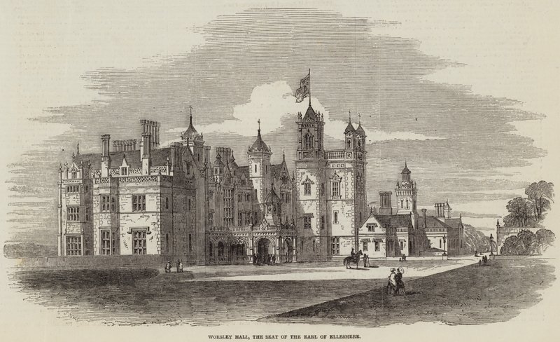 Worsley Hall, Ellesmere grófjának székhelye alkotó: Samuel Read
