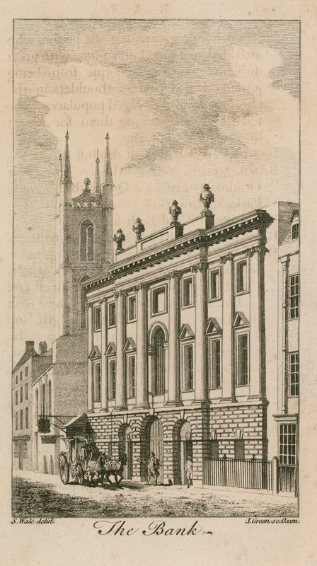 Bank of England, George Sampson épülete, 1734 alkotó: Samuel Wale