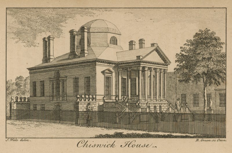 A Chiswick-ház általános képe alkotó: Samuel Wale