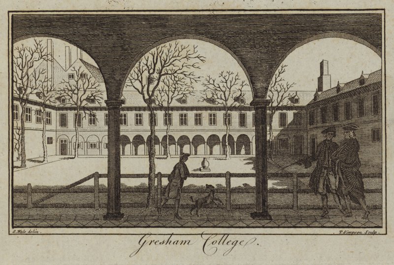 Gresham College Londonban alkotó: Samuel Wale