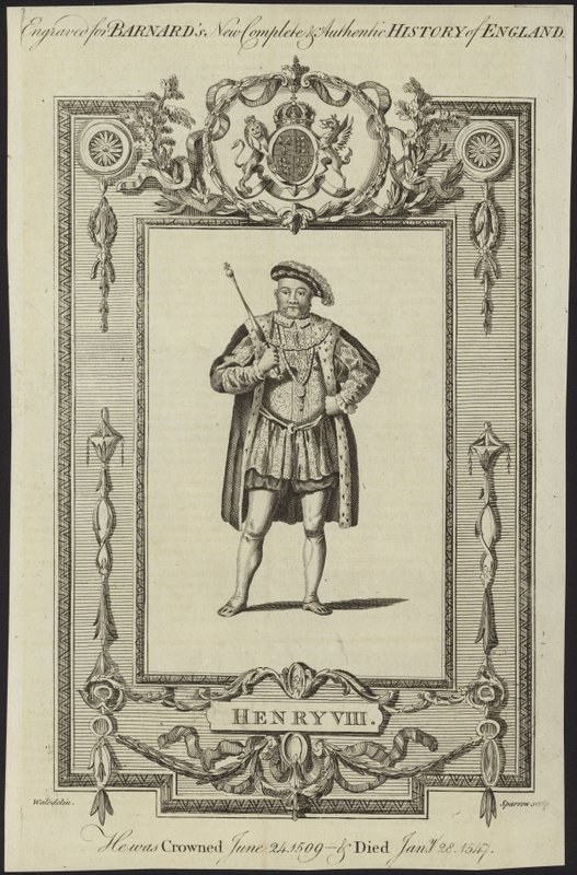 VIII. Henrik angol király alkotó: Samuel Wale