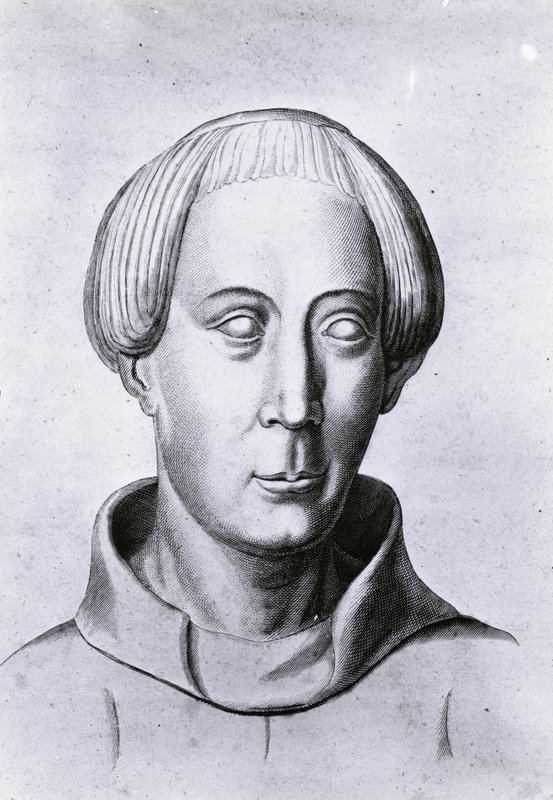 Gerald of Wales, walesi-normann pap és történész (litho) alkotó: School Welsh