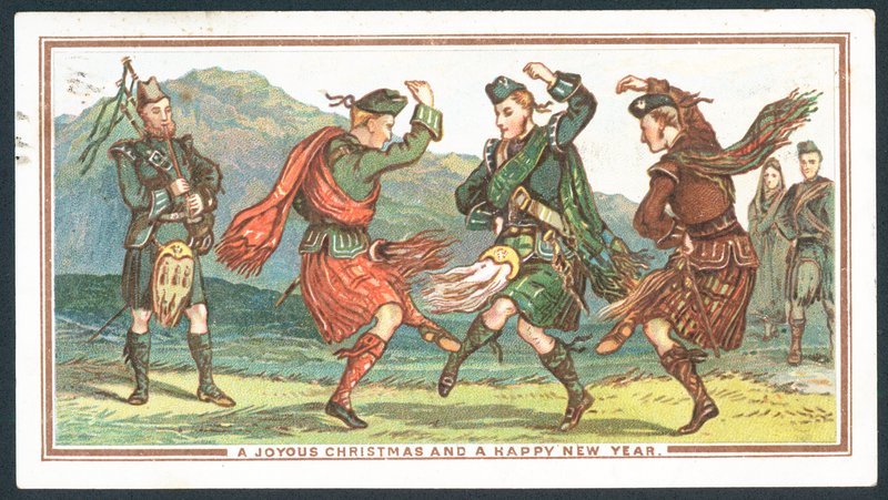Skót karácsonyi üdvözlőlap alkotó: Scottish School