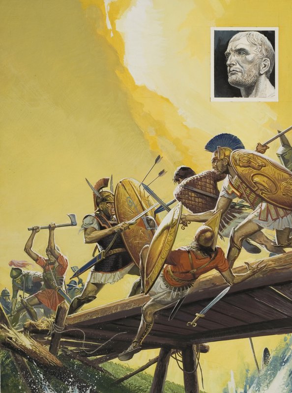 A Római Birodalom születése alkotó: Severino Baraldi