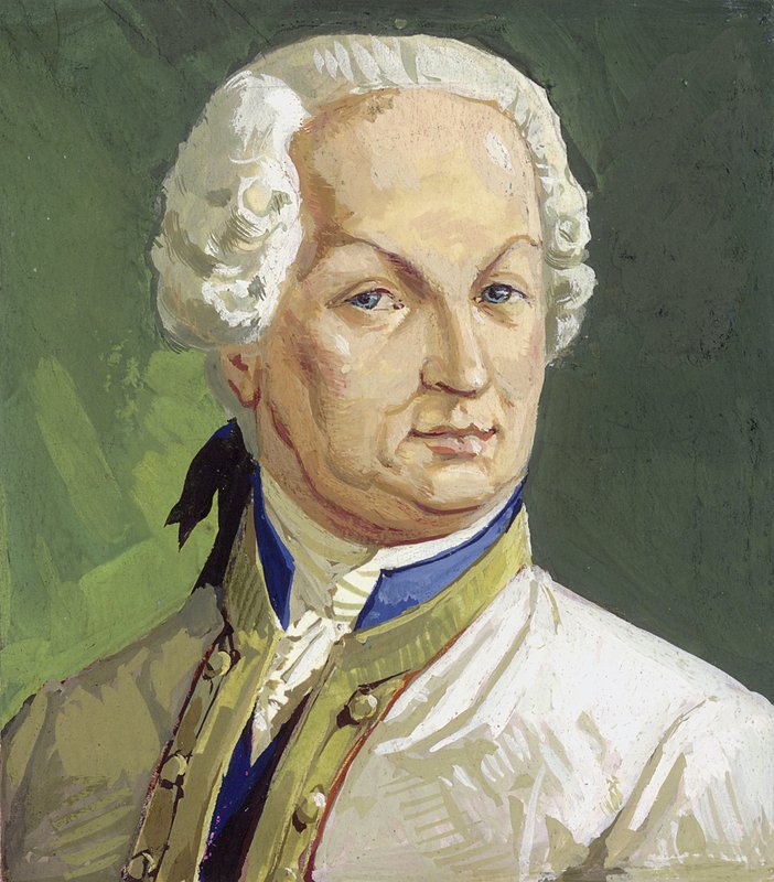Maximilian von Browne gróf (gouache, papír) alkotó: Severino Baraldi