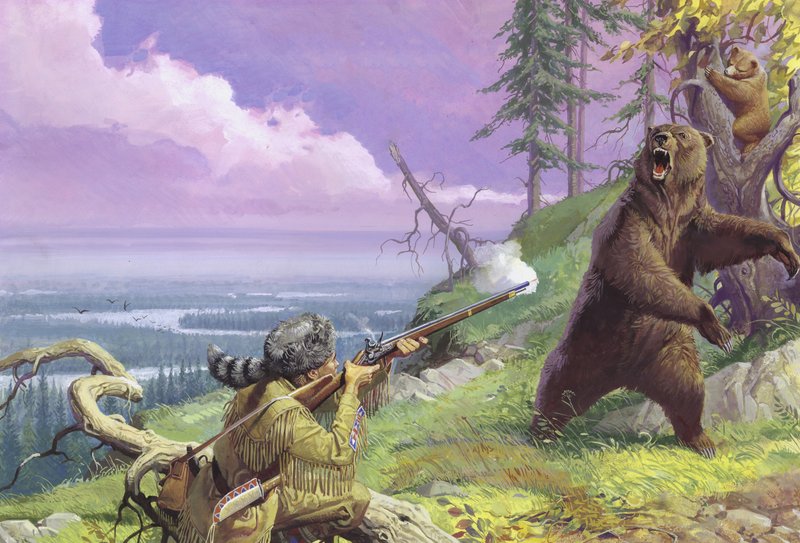Daniel Boone kitaposta a vadon ösvényét alkotó: Severino Baraldi