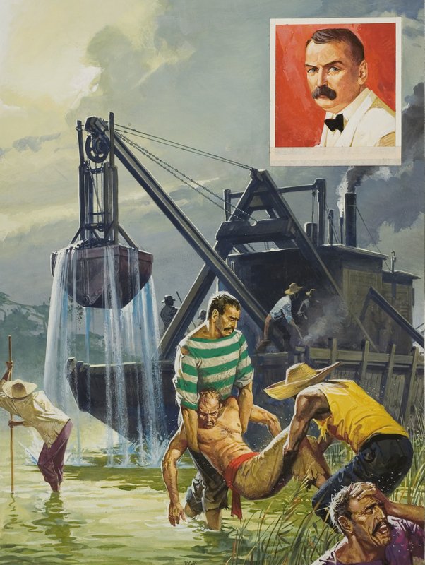 Panama-csatorna alkotó: Severino Baraldi