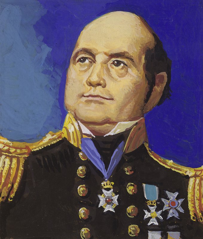 Sir John Franklin (gouache, papír) alkotó: Severino Baraldi