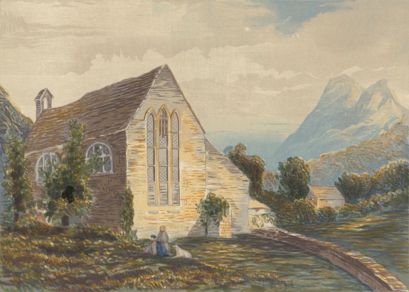 St Mary, Beddgelert, Carnarvonshire alkotó: Sidney Corner
