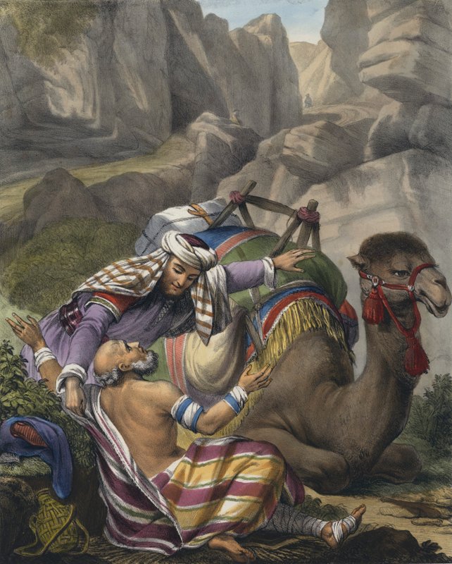 Az irgalmas szamaritánus alkotó: Siegfried Detler Bendixen