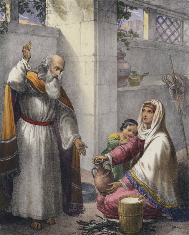 Illés és Sarepta özvegye alkotó: Siegfried Detler Bendixen