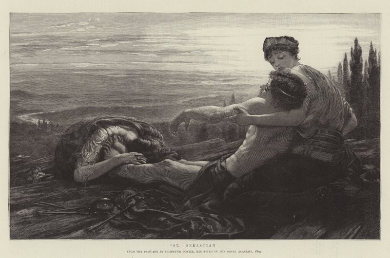 Szent Sebestyén alkotó: Sigismund Christian Hubert Goetze