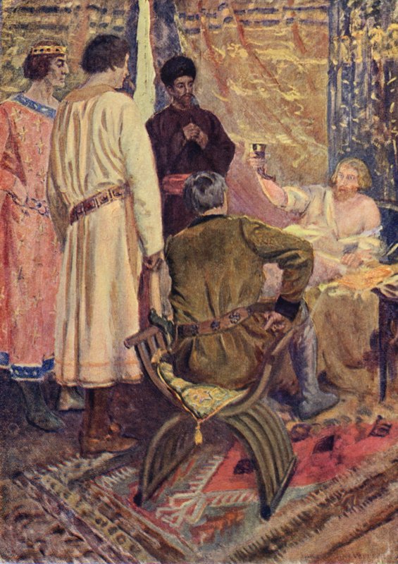 Illusztráció Sir Walter Scott A talizmán című művéhez (színes litó) alkotó: Simon Harmon (after) Vedder
