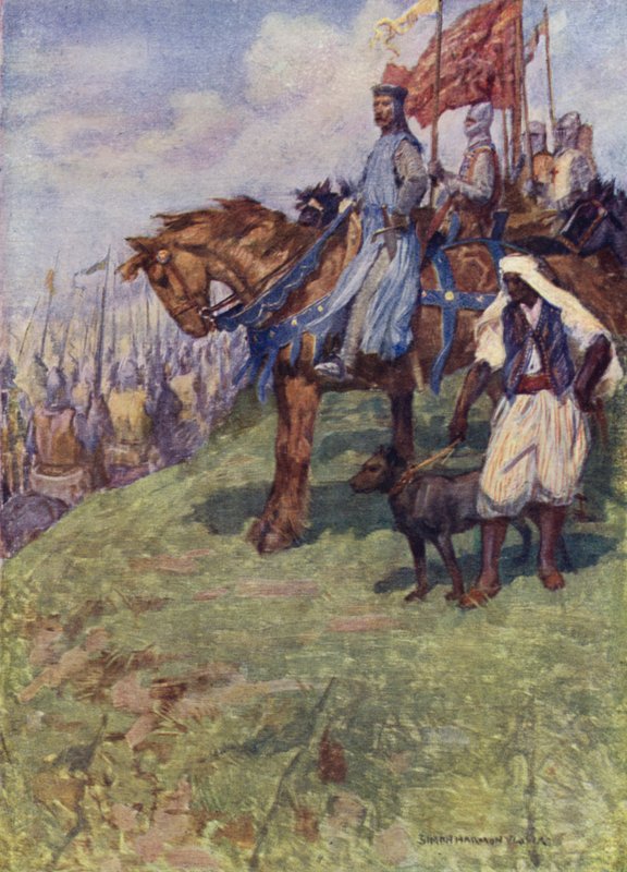 Illusztráció Sir Walter Scott A talizmán című művéhez (színes litó) alkotó: Simon Harmon (after) Vedder