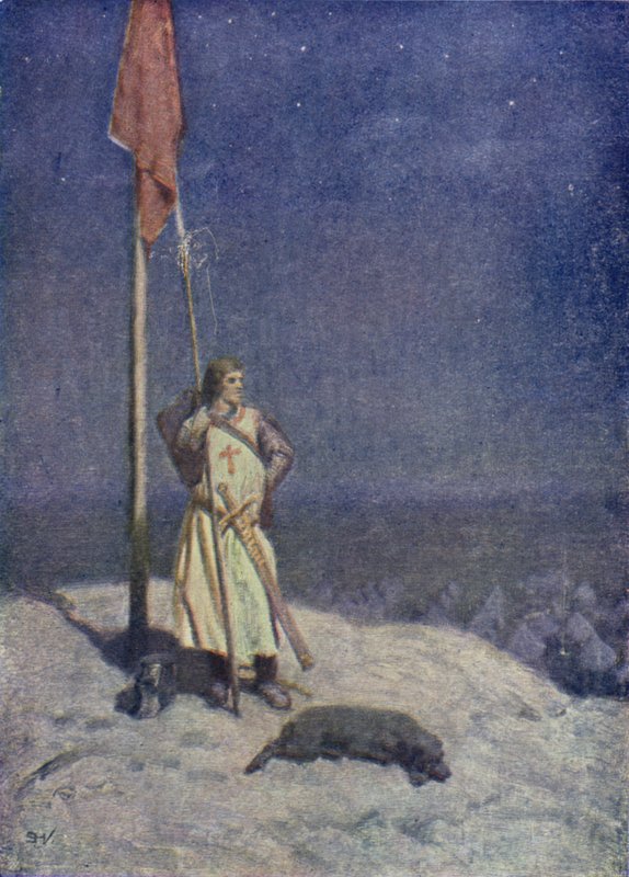 Illusztráció Sir Walter Scott A talizmán című művéhez (színes litó) alkotó: Simon Harmon (after) Vedder