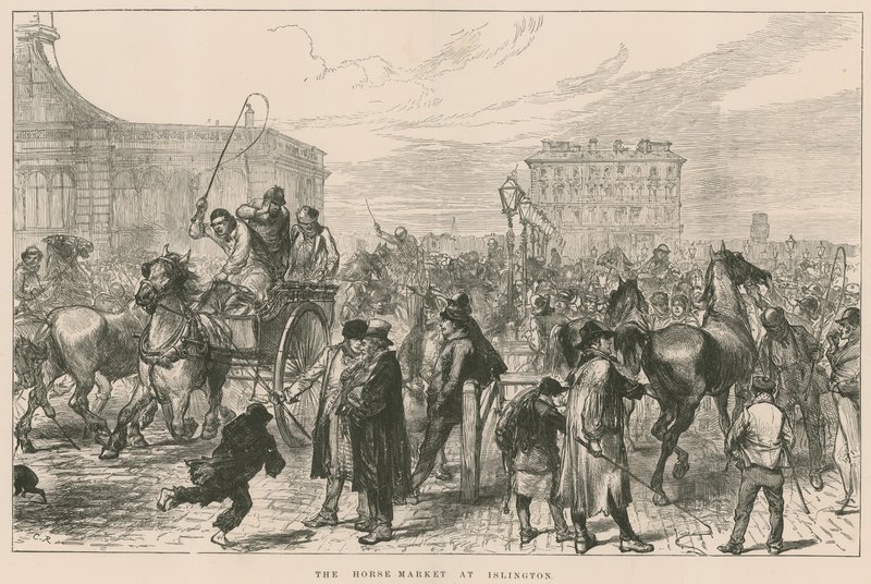 A lópiac Islingtonban alkotó: Sir John Charles Robinson