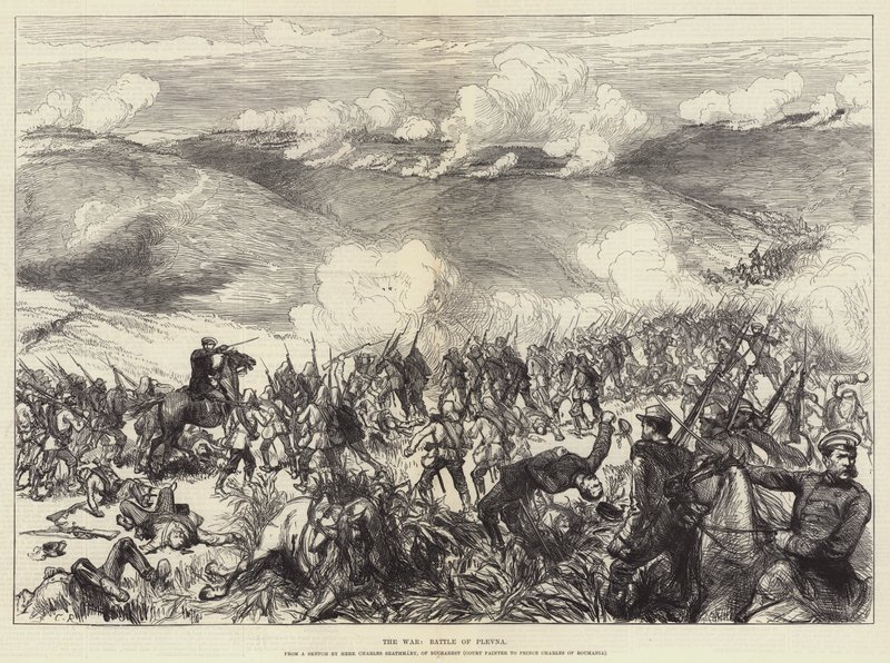 A háború, plevnai csata alkotó: Sir John Charles Robinson