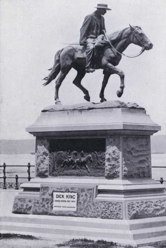 Dick King Memorial, Durban (f/w fotó) alkotó: South African Photographer