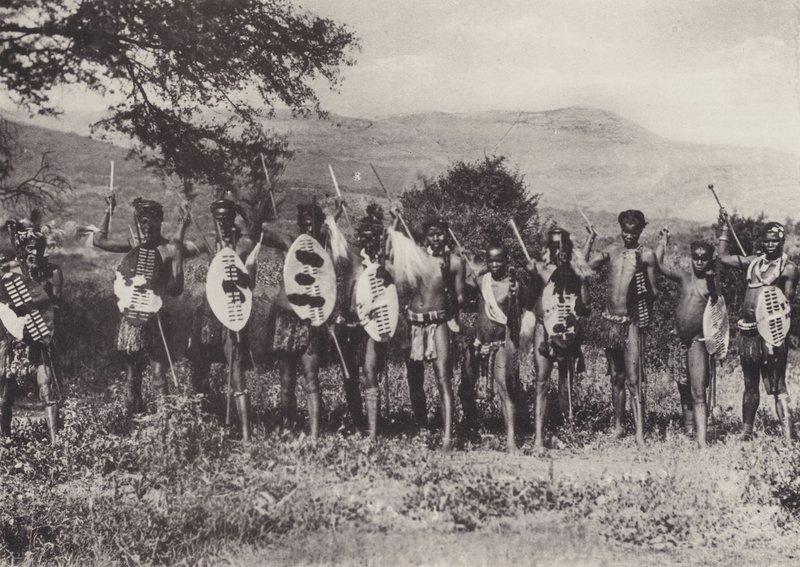 Kafir Warriors (f/w fotó) alkotó: South African Photographer