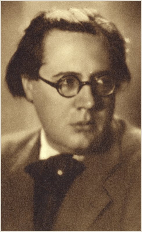 Andres Segovia portréja (fekete-fehér fotó) alkotó: Spanish Photographer
