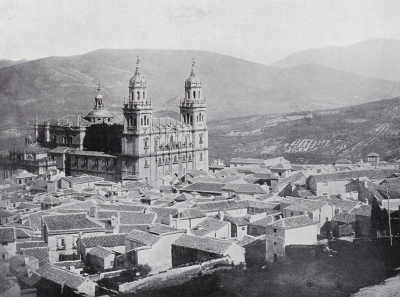 A katedrális, Jaen (fekete-fehér fotó) alkotó: Spanish Photographer